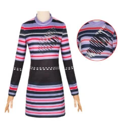 Women's Astrid Deetz Costume Striped Purple Dress For Halloween Cosplay -Children Toys Sale 3 b1c32116 5065 4429 b4bd cf64e10ba606