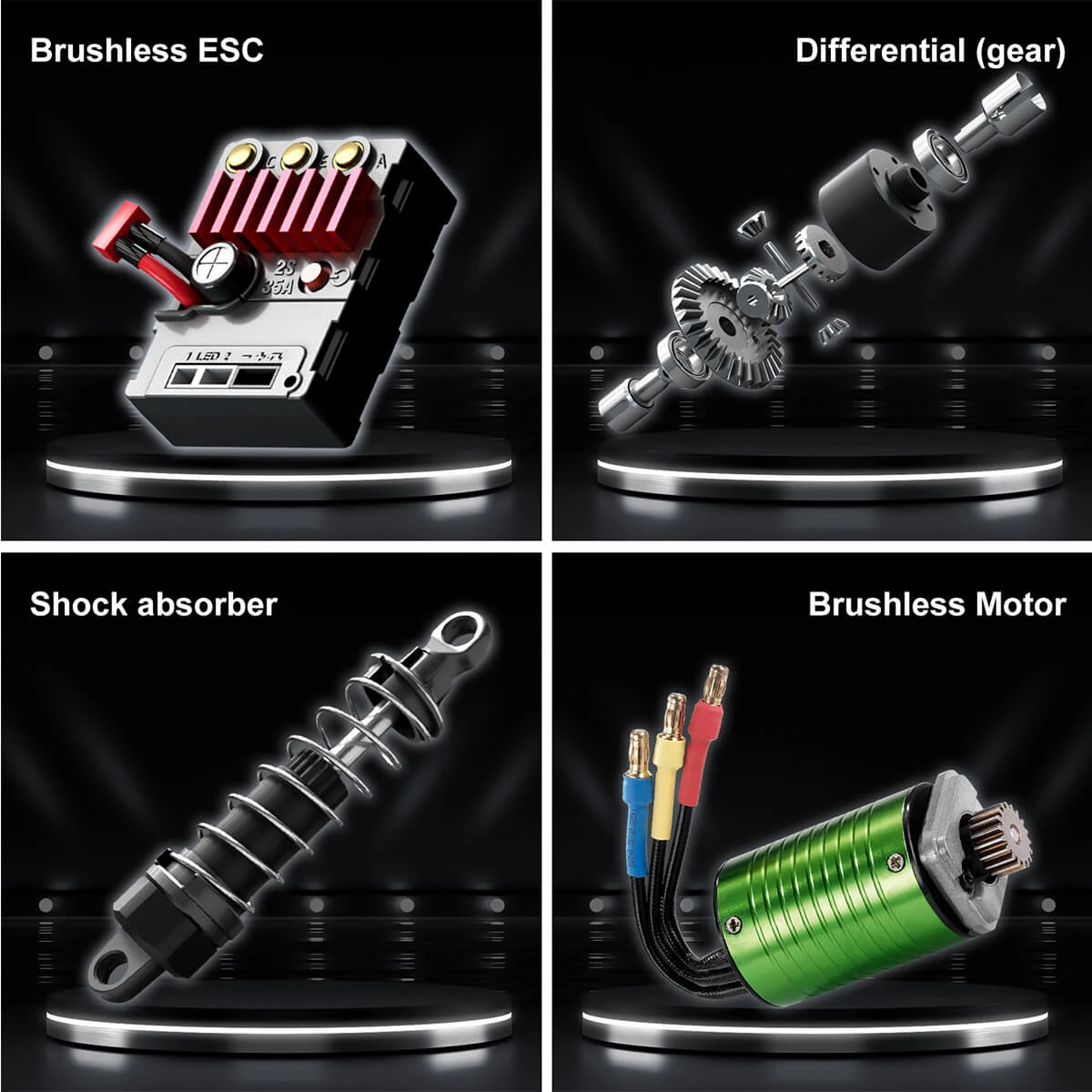 High Speed Brushless RC Racing Car 1/14 Fast RTR Off-Road Truck Electric Powered Remote Control Car 12 High Speed Brushless RC Racing Car 1/14 Fast RTR Off-Road Truck Electric Powered Remote Control Car - Image 12