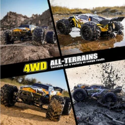 High Speed Brushless RC Racing Car 1/14 Fast RTR Off-Road Truck Electric Powered Remote Control Car 26 High Speed Brushless RC Racing Car 1/14 Fast RTR Off-Road Truck Electric Powered Remote Control Car -Children Toys Sale 4WD High Speed Monster Truck 3