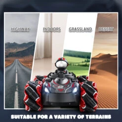 4WD Remote Control Car 2.4GHz 360 ° Rotating Stunt Car RC Drift Car With Spray Music 15 4WD Remote Control Car 2.4GHz 360 ° Rotating Stunt Car RC Drift Car With Spray Music -Children Toys Sale 4WD Remote Control Car 2.4GHz StuntCar 7