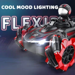 4WD Remote Control Car 2.4GHz 360 ° Rotating Stunt Car RC Drift Car With Spray Music 14 4WD Remote Control Car 2.4GHz 360 ° Rotating Stunt Car RC Drift Car With Spray Music -Children Toys Sale 4WD Remote Control Car 2.4GHz StuntCar 8