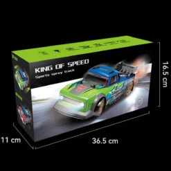 4WD Remote Control Drift Car 2.4G RC Fast Spray Truck With Led Lights For Kids -Children Toys Sale 4WD Remote Control Drift Car With Spray 5