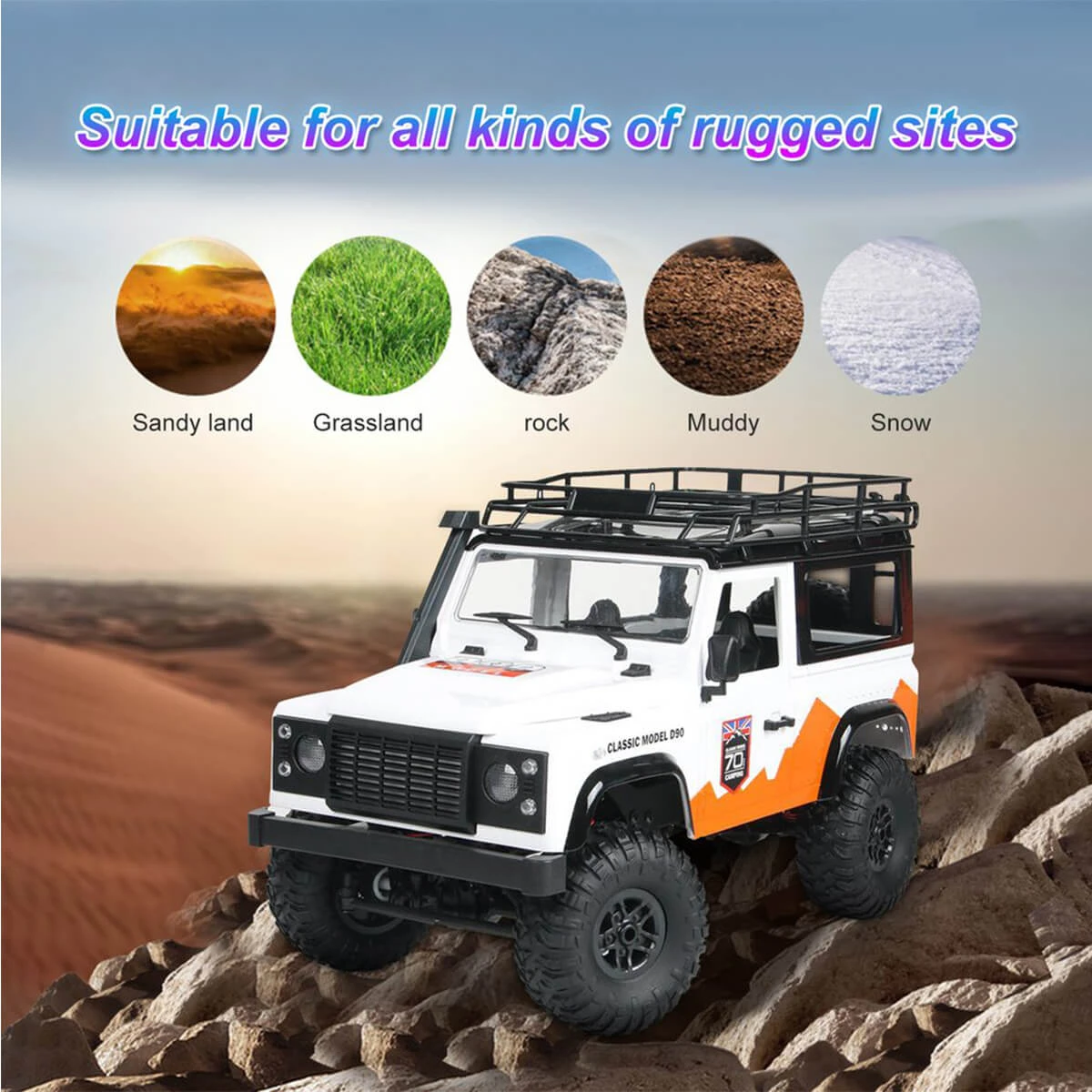 1:12 Remote Control Car 2.4G 4WD RC Truck Off-Road Climbing Car 6 1:12 Remote Control Car 2.4G 4WD RC Truck Off-Road Climbing Car - Image 6