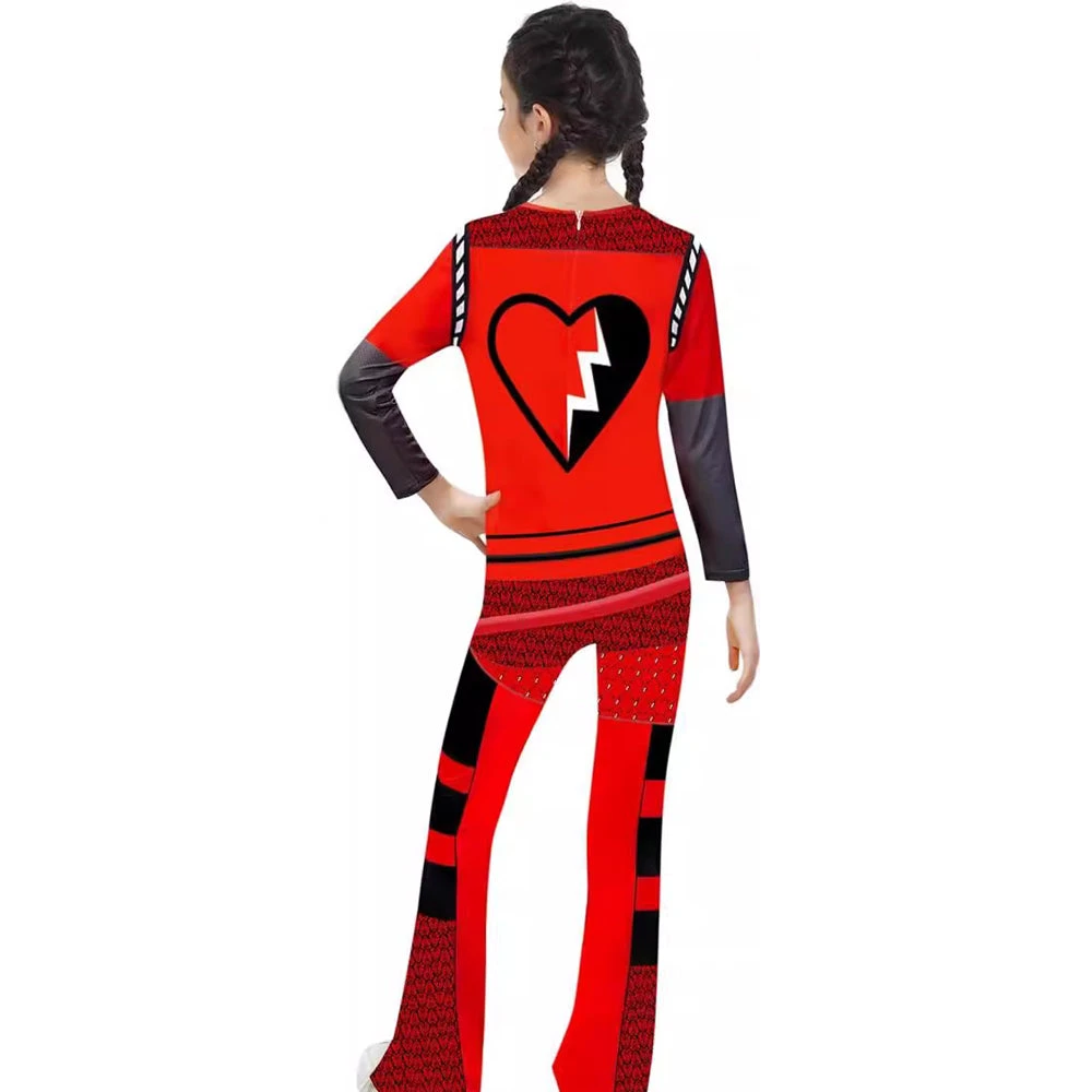 Girls The Rise Of Red Costume Princess Red Cosplay Outfit Tops And Pants Suit 3 Girls The Rise Of Red Costume Princess Red Cosplay Outfit Tops And Pants Suit - Image 3