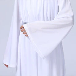 Girls Leia Costume Princess Hooded White Dress With Belt For Halloween Carnival -Children Toys Sale 5 065e009c 5e1b 4cb5 80d7 257bc320c0cd