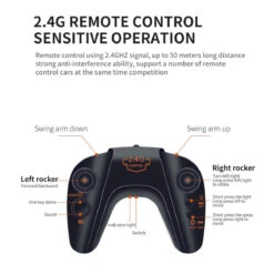 6 Wheels RC Car 2.4G Spray RC Stunt Car Swing Arm Drift Vehicle With Light -Children Toys Sale 6 Wheels Spray RC Stunt Car 7