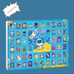 Kids Blind Box Get 60 Gifts With Poking 60 Holes Surprise Box Creative DIY Toys Children's Gift -Children Toys Sale 60 blind box 9