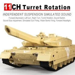 12CH Remote Control Tank 360° Rotation Water Bullets Tank 4WD Tracked Combat Vehicles -Children Toys Sale 61O7cCKsWkL