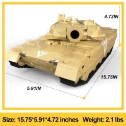 12CH Remote Control Tank 360° Rotation Water Bullets Tank 4WD Tracked Combat Vehicles -Children Toys Sale 61QMScrC0mL