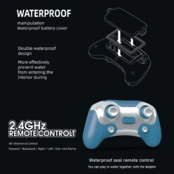 2.4G Waterproof RC Dolphin With Spinning Ball Double Propeller Tail Swing Dolphin Water Toys -Children Toys Sale 61cchCPQeGL