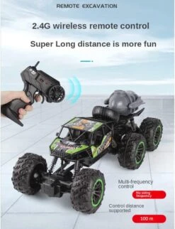 6 Wheels RC Car Alloy 2.4G Climbing Off-road Vehicle Spray Racing Car With Light 15 6 Wheels RC Car Alloy 2.4G Climbing Off-road Vehicle Spray Racing Car With Light -Children Toys Sale 61zCa16pR3L. AC SL1000