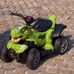 6V Dinosaur Ride-on ATV Kids Electric Car 4-Wheel Off-road Vehicles With LED Lights & Music 19 6V Dinosaur Ride-on ATV Kids Electric Car 4-Wheel Off-road Vehicles With LED Lights & Music -Children Toys Sale 6V Dinosaur Ride on ATV Kids Electric car 1