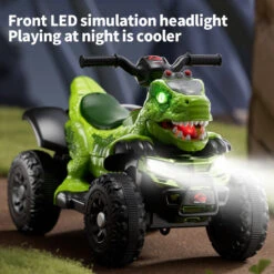 12V Dinosaur Kids Ride-on Car Bluetooth Dual Drive Electric Cars With Rechargeable Battery -Children Toys Sale 6V Dinosaur Ride on ATV Kids Electric car 3 0c17798a 198d 4373 a477 8323e0fd11e8