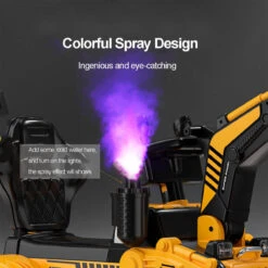 6V Electric Excavator Kids Water Spray Ride-on Toys Outdoor Indoor Excavator Car With Light & Music -Children Toys Sale 6V Electric Excavator Kids Spray Ride on Toys 20