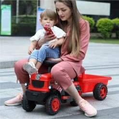 6V Electric Kids Ride On Tractor With Wagon Battery Powered Ride On Car For Boys & Girls -Children Toys Sale 6V Electric Kids Ride On Tractor 3 11adc17a d7f0 4f7f ac1c 16f578e6e93b