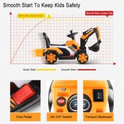 Children's Riding Excavator Electric Ride On Digger Toy 6 Volt Pedal Excavator 22 Children's Riding Excavator Electric Ride On Digger Toy 6 Volt Pedal Excavator -Children Toys Sale 6V Electric Ride On Excavator 235370b1 b946 439e b0f4 32101d0f4e41