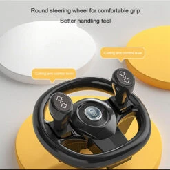 Kids Electric Ride-On Excavator W/ Push Bar Extended Wide Safe Seat With Front Power Arm & Light Music -Children Toys Sale 6V Kids Electric Excavator Ride On Car 7