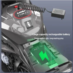 6V Kids Electric Motorcycle Dual Drive 3 Wheels Car Large Battery Powered With Bluetooth For Boys & Girls -Children Toys Sale 6V Kids Electric Motorcycle Dual Drive 3 Wheels Car 6