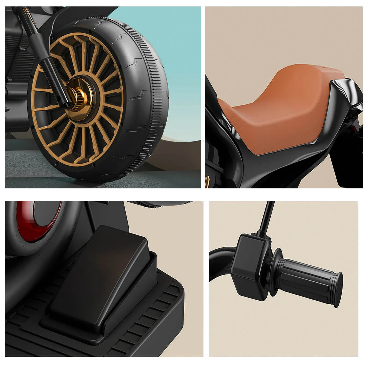 6V Kids Electric Motorcycle With Remote & Music 3 Wheels Car Dual Drive For Boys & Girls 11 6V Kids Electric Motorcycle With Remote & Music 3 Wheels Car Dual Drive For Boys & Girls - Image 11