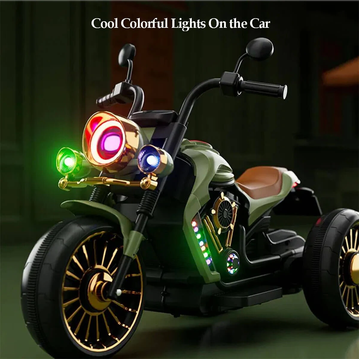 6V Kids Electric Motorcycle With Remote & Music 3 Wheels Car Dual Drive For Boys & Girls 9 6V Kids Electric Motorcycle With Remote & Music 3 Wheels Car Dual Drive For Boys & Girls - Image 9