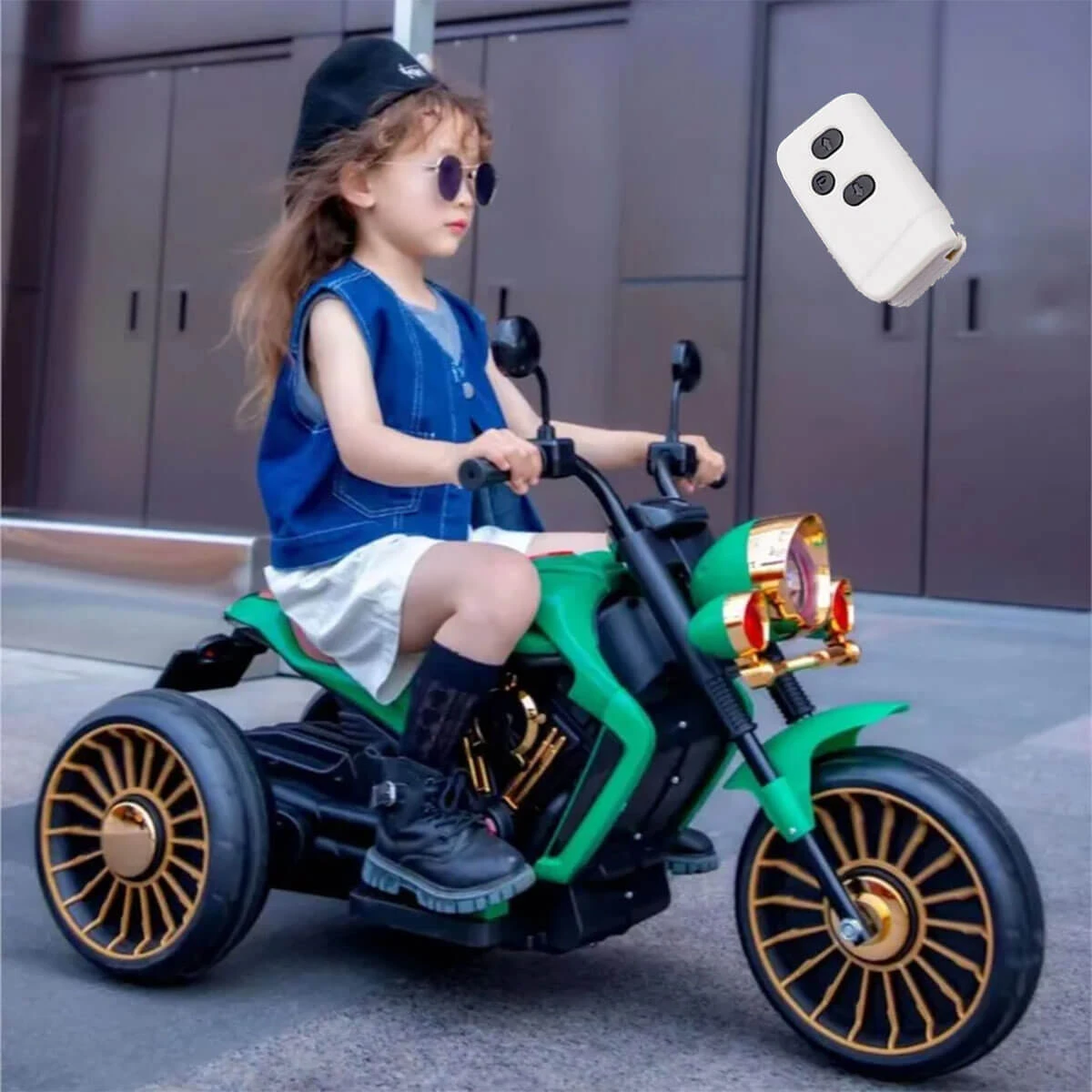 6V Kids Electric Motorcycle With Remote & Music 3 Wheels Car Dual Drive For Boys & Girls 1 6V Kids Electric Motorcycle With Remote & Music 3 Wheels Car Dual Drive For Boys & Girls