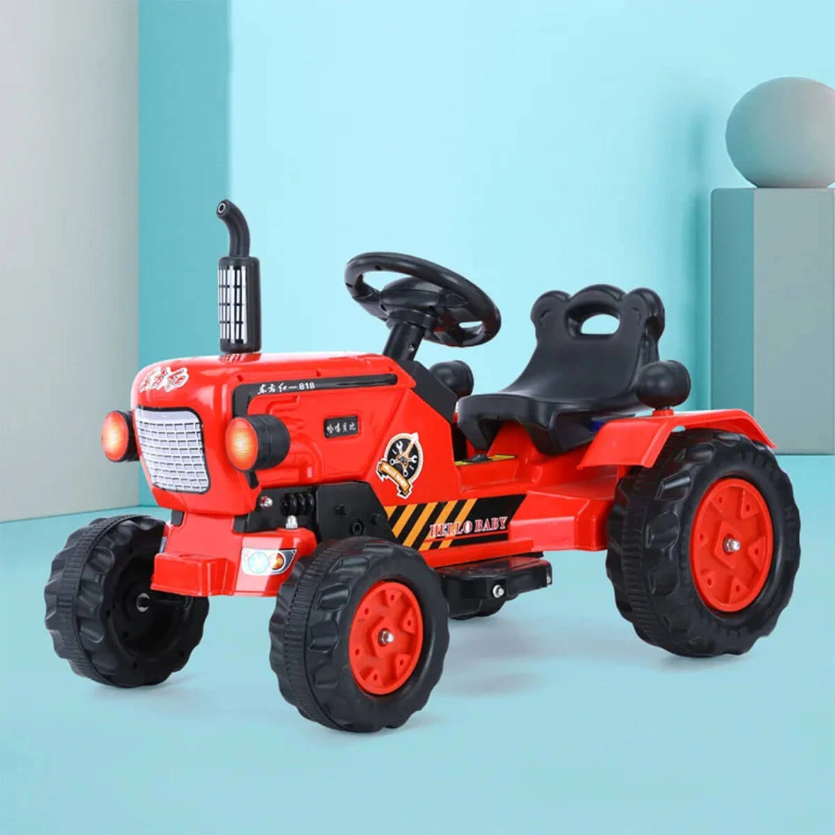 6V Kids Electric Tractor Battery Powered Tractor Ride On Car Dual Drive With Music Light For Boys & Girls 1 6V Kids Electric Tractor Battery Powered Tractor Ride On Car Dual Drive With Music Light For Boys & Girls