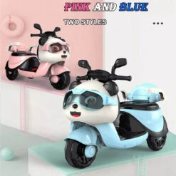 6V Kids Electric Motorcycle 3 Wheels Cartoon Car Ride On Toys With Lights & Music -Children Toys Sale 6V Kids Electrict Motorcycle 6