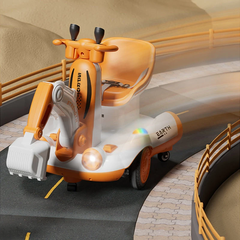 6V Kids Ride-On Excavator Fully Electric Digging Arm Ride On Toy With Safety Belt 8 6V Kids Ride-On Excavator Fully Electric Digging Arm Ride On Toy With Safety Belt - Image 8