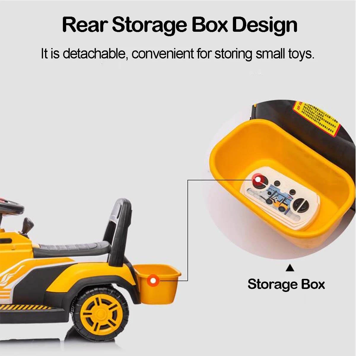 6V Kids Ride On Forklift Car Electric Fork Truck With Liftable Fork And Pallet For Boys Girls 11 6V Kids Ride On Forklift Car Electric Fork Truck With Liftable Fork And Pallet For Boys Girls - Image 11