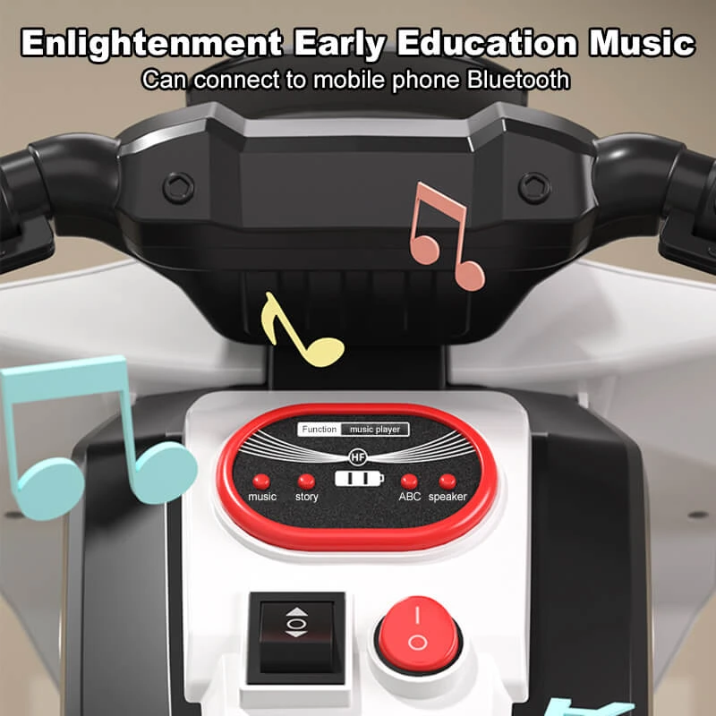 6V Ride On Motorcycle Dual Drive Electric Ride On Car Foot Pedal Control Motorcycle 7 6V Ride On Motorcycle Dual Drive Electric Ride On Car Foot Pedal Control Motorcycle - Image 7