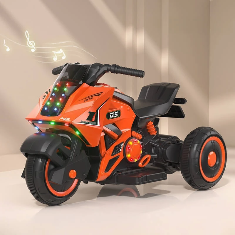 6V Ride On Motorcycle Dual Drive Electric Ride On Car Foot Pedal Control Motorcycle 2 6V Ride On Motorcycle Dual Drive Electric Ride On Car Foot Pedal Control Motorcycle - Image 2