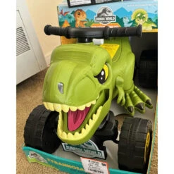 Jurassic World 6V T-Rex Quad Toddler Electric Dinosaur Power Car With 4 Wheels -Children Toys Sale 6V T REX DINOSAUR QUAD 4