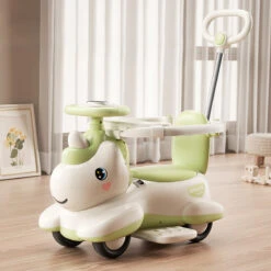 6V Unicorn 4-in-1 Kids Electric Car Bluetooth Ride-On Toy Detachable Push Handle With Music Light 15 6V Unicorn 4-in-1 Kids Electric Car Bluetooth Ride-On Toy Detachable Push Handle With Music Light -Children Toys Sale 6V Unicorn Kids Electric Car 11