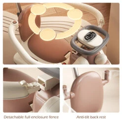 6V Unicorn 4-in-1 Kids Electric Car Bluetooth Ride-On Toy Detachable Push Handle With Music Light 18 6V Unicorn 4-in-1 Kids Electric Car Bluetooth Ride-On Toy Detachable Push Handle With Music Light -Children Toys Sale 6V Unicorn Kids Electric Car 17