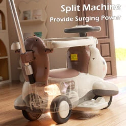 6V Unicorn 4-in-1 Kids Electric Car Bluetooth Ride-On Toy Detachable Push Handle With Music Light 23 6V Unicorn 4-in-1 Kids Electric Car Bluetooth Ride-On Toy Detachable Push Handle With Music Light -Children Toys Sale 6V Unicorn Kids Electric Car 18