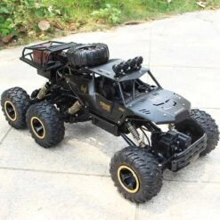 6 Wheels Remote Control Car RC Monster Truck Electric RC Car With Double Motors -Children Toys Sale 6WD Large RemoteControl Car Monster Truck 7