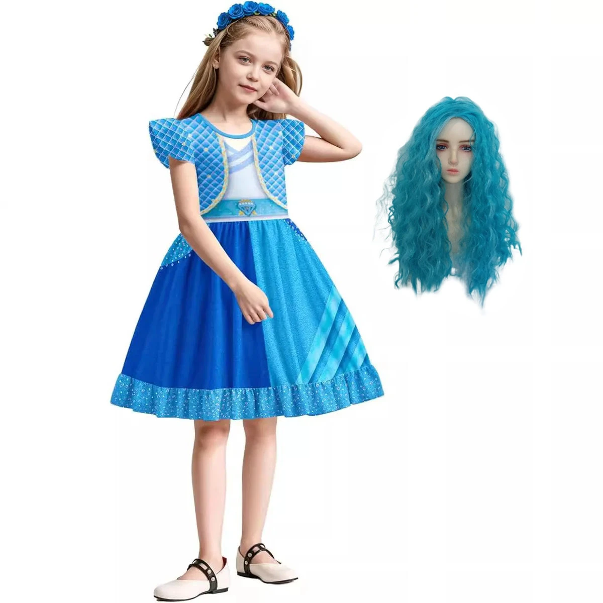 Girls Queen Of Hearts Costume The Rise Of Red Princess Dress Chloe Charming Outfit For Halloween 10 Girls Queen Of Hearts Costume The Rise Of Red Princess Dress Chloe Charming Outfit For Halloween - Image 10