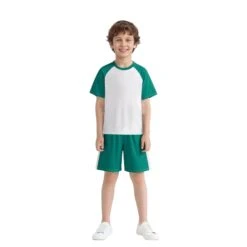 Kids Players Costume Game Cosplay Green T-shirt And Shorts 2pcs Suit For Boys Girls -Children Toys Sale 70A594081CFC9EE65BF83C3C7415CF29
