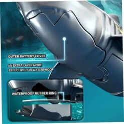 Remote Control Shark 360° Rotation Double Propeller RC Boat Waterproof Toys For Kids 10 Remote Control Shark 360° Rotation Double Propeller RC Boat Waterproof Toys For Kids -Children Toys Sale 71CMcEDsU2L