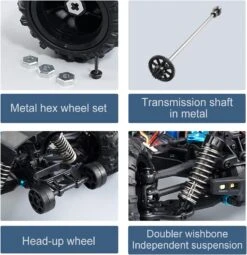 38KM/H 4WD RC Car Carbon Brush Off-road Car All Terrain Monster Vehicle Toys -Children Toys Sale 71XfG5FjmnL. AC SL1500