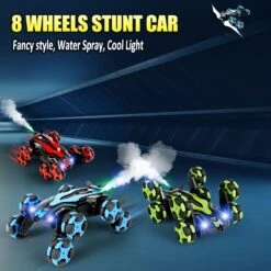 2.4G Eight-wheel Stunt Car 4WD Remote Control Car Spray Drift Climbing Car -Children Toys Sale 71cBtxsEfOL. AC SL1500