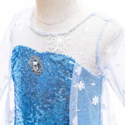 Little Girls Elsa Princess Dress Snow Queen Halloween Costume With Cape Crown Scepter And Wig 3-10 Years -Children Toys Sale 7 3e2054f7 65bf 491e 9597 c779397beafb