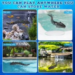 Kids RC Mechanical Snake 2.4G Wireless Water Simulation Snake Electric Toy 18 Kids RC Mechanical Snake 2.4G Wireless Water Simulation Snake Electric Toy -Children Toys Sale 813cHejKTML