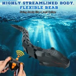 Kids RC Mechanical Snake 2.4G Wireless Water Simulation Snake Electric Toy 12 Kids RC Mechanical Snake 2.4G Wireless Water Simulation Snake Electric Toy -Children Toys Sale 81HrgarciqL