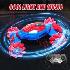 2.4G RC Stunt Car 360° Rotation 4WD Twist Spray Car Dual Control Climbing Car With Light 16 2.4G RC Stunt Car 360° Rotation 4WD Twist Spray Car Dual Control Climbing Car With Light -Children Toys Sale 81UqVHOVo3L. AC SL1500