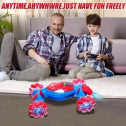 2.4G RC Stunt Car 360° Rotation 4WD Twist Spray Car Dual Control Climbing Car With Light 22 2.4G RC Stunt Car 360° Rotation 4WD Twist Spray Car Dual Control Climbing Car With Light -Children Toys Sale 81mohcnBbKL. AC SL1500