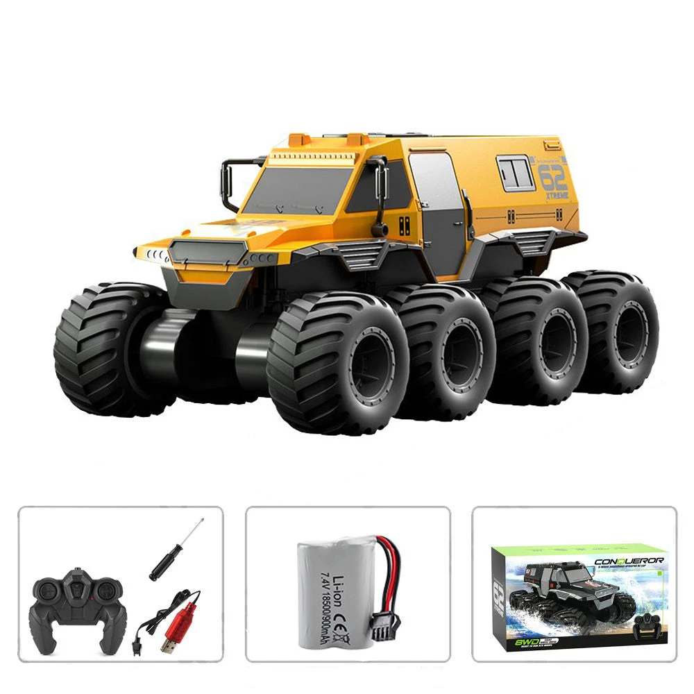 1/12Amphibious RC Car 8WD Off-Road Waterproof RC Truck Boys All Terrain Remote Control Car RC Toys 3 1/12Amphibious RC Car 8WD Off-Road Waterproof RC Truck Boys All Terrain Remote Control Car RC Toys - Image 3