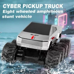 8WD Amphibious RC Car 2.4G Waterproof Off-Road Vehicle Electric Pickup Summer Toy -Children Toys Sale 8WD Amphibious RC Car Waterproof 1