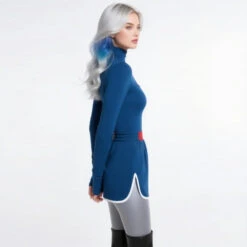 Kids Adults Zombies Costume Blue Addison Cut-out Tops And Shorts Suit For Halloween Carnival 12 Kids Adults Zombies Costume Blue Addison Cut-out Tops And Shorts Suit For Halloween Carnival -Children Toys Sale Addison Zombies Costume 2