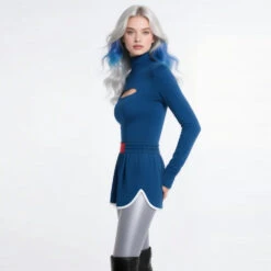 Kids Adults Zombies Costume Blue Addison Cut-out Tops And Shorts Suit For Halloween Carnival 13 Kids Adults Zombies Costume Blue Addison Cut-out Tops And Shorts Suit For Halloween Carnival -Children Toys Sale Addison Zombies Costume 3